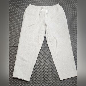 Lululemon Athletica Men's Light Gray Sweatpants - Drawstring Joggers - Size L